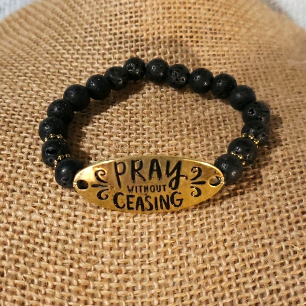 Arava Beads Aromatherapy Bracelet with Scripture.